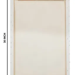 SAF Black & Green Vintage Pattern With Leaves & Flowers Canvas Wall Painting image 4