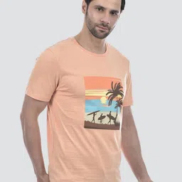 CAMLA Men Tropical Printed Cotton T-shirt image 5