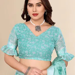 Moda Rapido Floral Printed Saree image 2