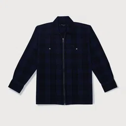 Gini and Jony Boys Standard Tartan Checks Opaque Checked Casual Shirt image 3