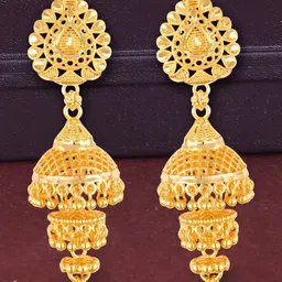 VIVASTRI Women Gold-Plated Alloy Earrings-picture-19