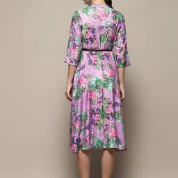 Biba Floral Print Fit & Flare Midi Dress image 5