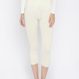 Kanvin Off-White Thermal Leggings-picture-35
