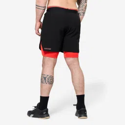 domyos Breathable & Light Cross Training Shorts Celliant - Black image 4