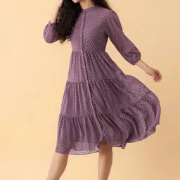 all about you Crepe A-Line Midi Dress image 2