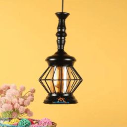 DecorativeRay Black & Gold Iron Ceiling Light - Set of 1-picture-13