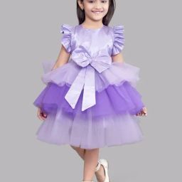 Pink Chick Kids Purple Regular Fit Dress-picture-39