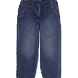 United Colors of Benetton Kids Navy Cotton Washed Jeans-picture-43