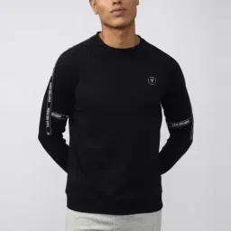 Van Heusen Flex Black Regular Fit Printed Sweatshirt-picture-19
