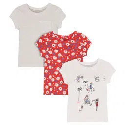 Mothercare Kids Multicolor Cotton Printed T-Shirt-picture-23