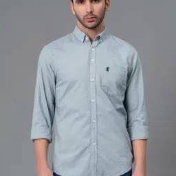Red Tape Light Blue Regular Fit Cotton Shirt-picture-43