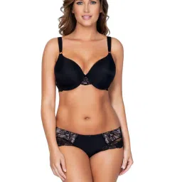 PARFAIT Black Under Wired Padded T-Shirt Bra image 3