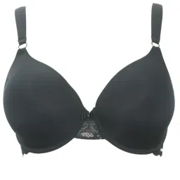 PARFAIT Black Under Wired Padded T-Shirt Bra image 5