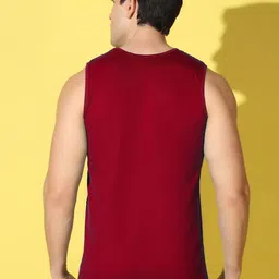 WOOSTRO Pack of 2 Printed Combed Cotton Innerwear Vests with Intelliease Technology image 2