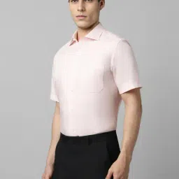 Louis Philippe Pink Cotton Regular Fit Shirt image 3