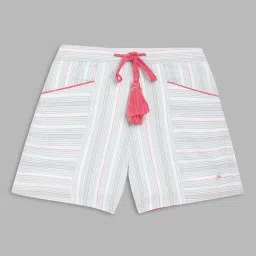 Elle Kids Multicolor Striped Shorts image 1