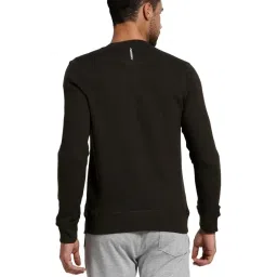 Van Heusen Olive Green Cotton Regular Fit Sweatshirt image 2