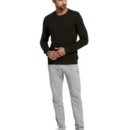 Van Heusen Olive Green Cotton Regular Fit Sweatshirt image 4