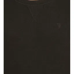 Van Heusen Olive Green Cotton Regular Fit Sweatshirt image 5