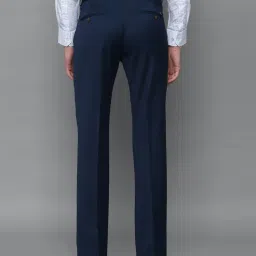 Louis Philippe Gods & Kings Navy Regular Fit Trousers image 2