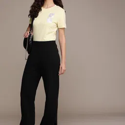 Calvin Klein Jeans Brand Logo Printed Pure Cotton T-shirt image 4