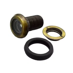 Implemental 180° Round Door Eyes Viewer 2 inch Brass Antique Finish (Pack of 2) image 5