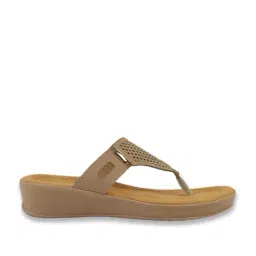 Mochi Women's Peach Casual Sandals image 3