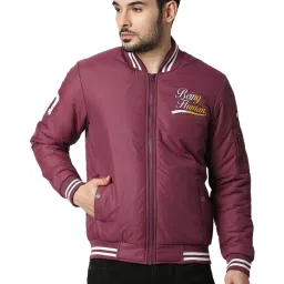 Being Human Mens Jackets-Burgundy image 1