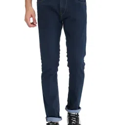 Lawman Pg3 Dark Blue Skinny Fit Lightly Washed Jeans-picture-35