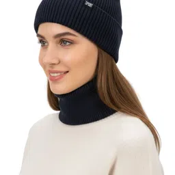iSWEVEN Unisex Woollen Beanie image 3