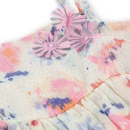 JusCubs Floral Print Fit & Flare Dress image 3