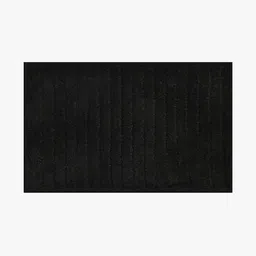 Bichauna Bali Black Anti-Skid Rectangular 1300 GSM Bath Rug image 4