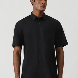 Greenfibre Men Opaque Printed Casual Shirt-image-89