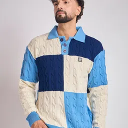 FUGAZEE Men Colourblocked Pullover-image-27