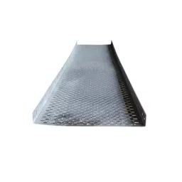 NKE Perforated Cable Tray Pre GI Silver 2.5 m Length 300 X 50 X 1.6 mm Size Wall Mount for Industrial Use image 3
