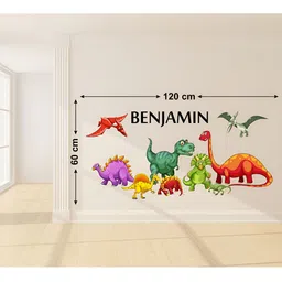LANSTICK Blue & Yellow Wild Animals Splash-Proof Eco-FriendlyWallpaper-image-59