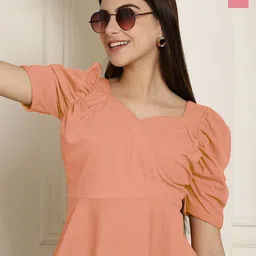 Tromko Pack of 2 Women Puff Sleeve Top-picture-20