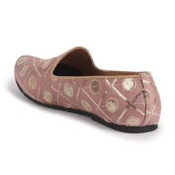 FAUSTO Men Embellished Slip-On Mojaris image 2