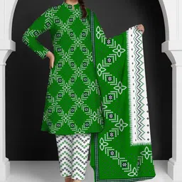 FlexFeb Bandhani Printed Unstitched Dress Material-picture-24
