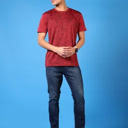 V-Mart Men Graphic Printed Round Neck T-shirt image 3