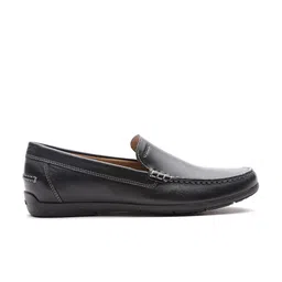 GEOX Respira Men Black Breathable Italian Patent Leather Moccasins-image-13