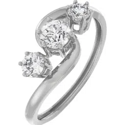 EMORI 14k Yellow Gold Lab Grown Diamond Minimal Ring for Women-image-57