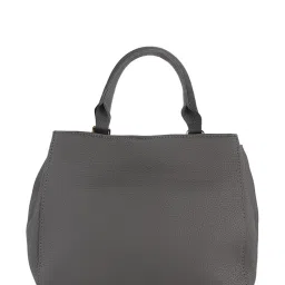 Gio Collection Dark Grey Solid Handbag image 3