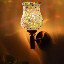 Devansh Textured Abstract Shaped Shaped Wall Lamp image 5