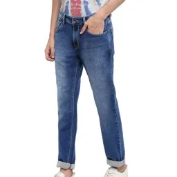 Pepe Jeans Wiser wash Dark Blue Mid Rise Jeans-image-47