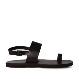 planet paaduks Paaduks Men's Black Toe Ring Sandals image 2