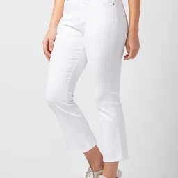 Spykar White Mid Rise Jeans image 3