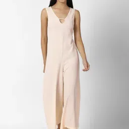 Forever 21 Beige Full Length Jumpsuit-picture-25