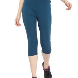OFF LIMITS Teal Skinny Fit Capris-picture-35