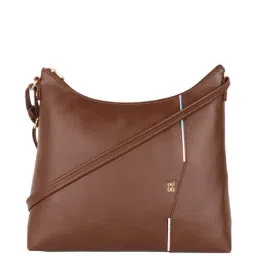 Baggit Brown Solid Medium Sling Handbag-picture-37